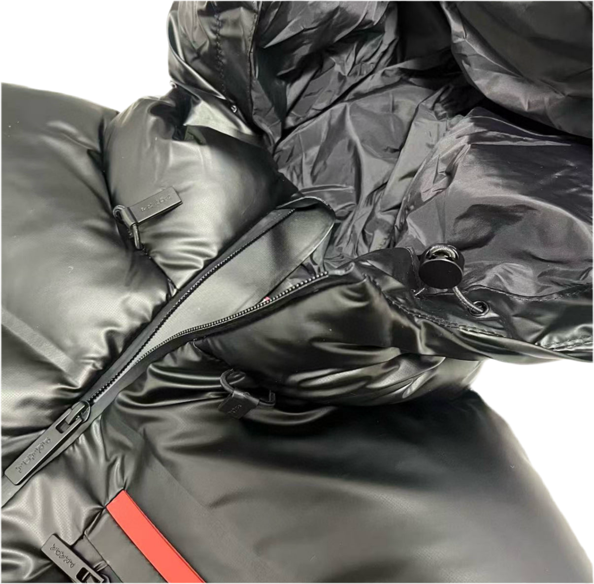 Prada Doudoune à capuche en Re-Nylon