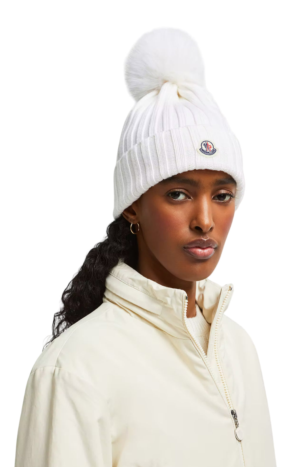 Bonnet pompom en laine